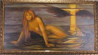 Giclee, After Edvard Munch, "Lady by the Sea"