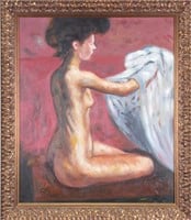 Giclee, After Edvard Munch, "Paris Nude"