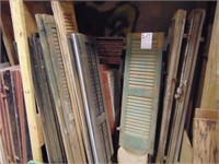 Large Lot of Early Pennsylvania House Shutters