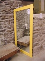 Yellow Wall Mirror 72" high x 36" wide