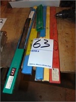 (7) sets of planer knives 8 inch to 20 inch