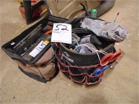 Tool bag and tool bucket with miscellaneous tools