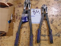 (2) Kobalt bolt cutters 18" and 14 "
