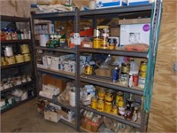 (2) shelves and contents – $100's in new supplies