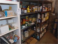 (3) shelving units and contents