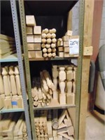 Lot of turned spindles and railing posts