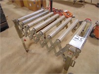 Shop fox accordion outfeed roller stand