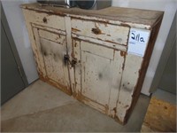 Early Distressed Kitchen Cabinet