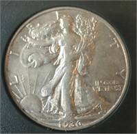 1936 Walking Liberty Circulated Half Dollar