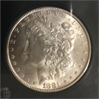 1881 Morgan Silver Dollar