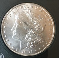 1901 Morgan Silver Dollar