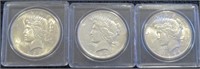 1922 Peace Silver Dollars (3)