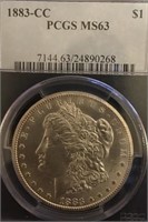 1883 Morgan Silver Dollar