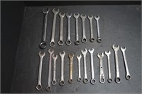 A Large Assortment of Combination Wrenches