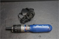 Blue-Point Lighted Cordless Screwdriver and charge