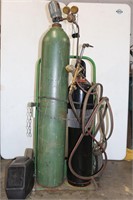 Compressed Oxygen and Acetylene Tanks