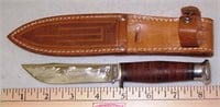 GOOD AMERICAN MADE CASE KNIFE WITH STACKED LEATHER