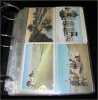 Egypt, Algeria and Morocco postcard album,