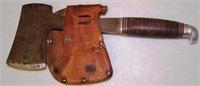 WESTERFIELD HATCHET IN ORIGINAL LEATHER CASE