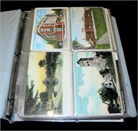 Massachusetts postcard album, 296 cards