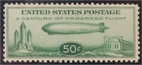 SCOTT #C18 1933 50C ZEPPELIN MINT OGNH F VF75