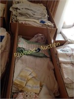 (2) boxes of baby cloths