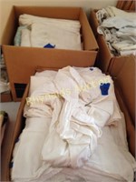 box of cotton diapers & sheets