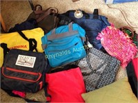 bags, back packs, sports bags, purses