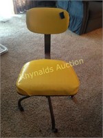 yellow vintiage office chair
