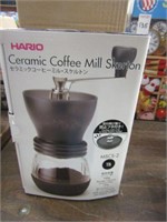 HARIO CERAMIC COFFEE MILL SKERTON STORAGE