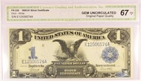 A 2nd Superb 1899 $1.00 Silver Certificate.