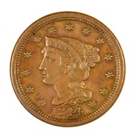 Scarce 1844 Large Cent.