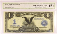 Superb 1899 $1.00 Silver Certificate.