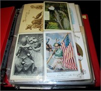 Postcard album: holidays, Christmas, Santa,