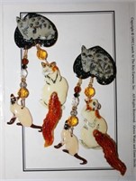 The Ritz Custom Made Cat Earrings