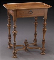 French fruitwood side table