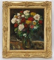 Remi Van Sluys "Untitled (Vase of flowers)"