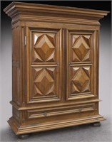 Early 19th C. Louis XIII style 2-door armoire