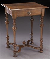 French fruitwood side table