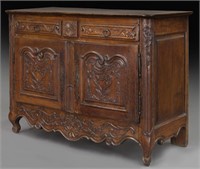 18th C. carved wood buffet