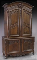 Late 18th C. French cabinet à deux corps,