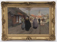 Frans Van Leemputten "Untitled (Peasants at the