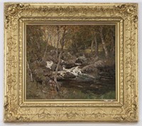 William MacBride "Untitled (Woodland stream)"