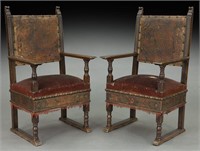 Pr. Late 19th C. Italian armchairs from the Grand