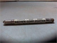 Brown Goff foster bullet pencil