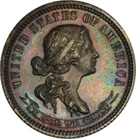 10C 1869 J-710 PCGS PR65 BN EX SIMPSON