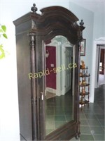 19th Century Ebonized French Standing Armoire