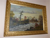 Antique Oil on Canvas