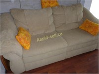 Upholstered Reclining La-Z-Boy Sofa