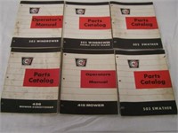 LOT OF 6 COCKSHUTT PARTS CATALOGS & OWNERS